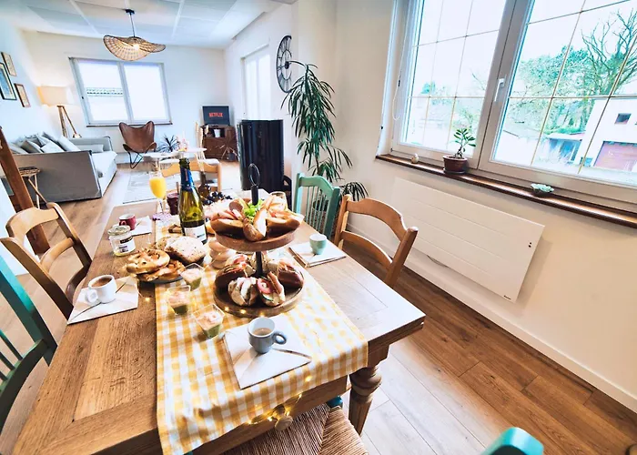 Family & Friends - Route Des Vins - Terrasse Vue Aspach-le-Bas